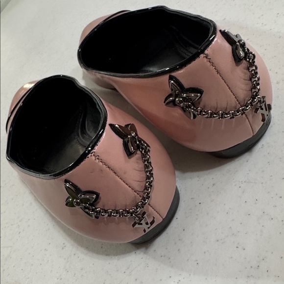 Louis Vuitton Flats Light Pink Women’s Size 35.5 US 5.5 Authentic Preowned - Picture 5 of 17